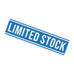 Limited Stock Letter Rubber Stamp Vector Design Template