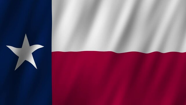 Celebrate freedom with the Texas flag in vibrant colors of pride