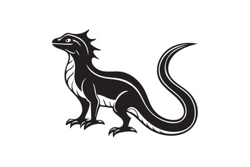 Basilisk silhouette.