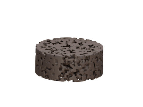 Black porous scaffold