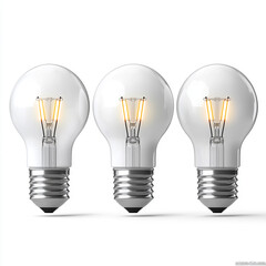 light bulbs vector illustration