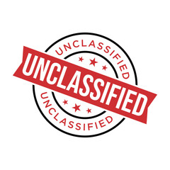 Unclassified Letter Rubber Stamp Vector Design Template