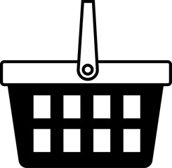 solid icon shopping basket