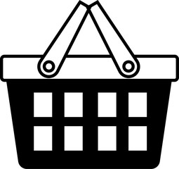 solid icon shopping basket