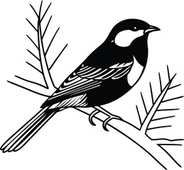 bird on a branch of a tree