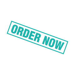 Order Now Letter Rubber Stamp Template Design