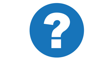 question mark icon on blue circle transparent background png file type