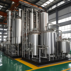 Chemical industry premises for the production of chemicals