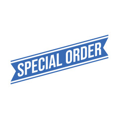 Special Order Letter Rubber Stamp Template Design