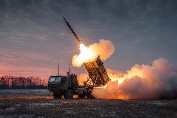 Patriot air defence system, generated image