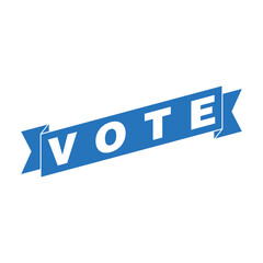 Vote Letter Rubber Stamp Template Design