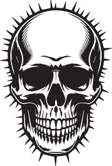 Fototapeta premium Human skull vector. Horror design of skull.