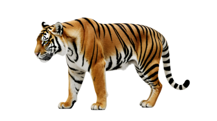 Majestic Bengal Tiger A Symbol of Wild Beauty and Power -  Stripes, Fur, Wildlife Photography