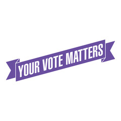 Your Vote Matters Letter Rubber Stamp Template Design