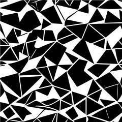  Abstract geometric minimalist black and white vector background, abstract geometric seamless pattern