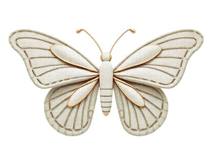 Naklejka premium Fabric Butterfly Decoration