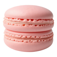 Pink Macarons Stacked on Top of Each Other