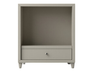 Modern Nightstand with Drawer and Shelf