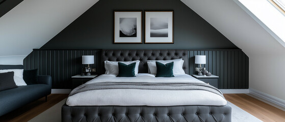 AI generator images of bedroom loft, loft conversion Bedroom interior ideas bedroom interior decor