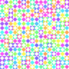 Colorful abstract geometric seamless pattern background. 3d rendering.