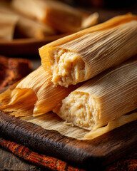 Traditional Tamale Cross-Section