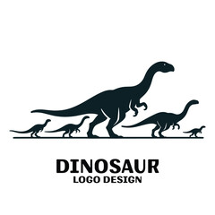 Dinosaur Vector Logo Design 
