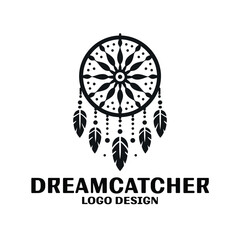 Obraz premium Dreamcatcher Vector Logo Design