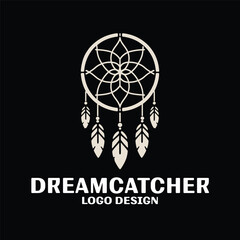 Fototapeta premium Dreamcatcher Vector Logo Design