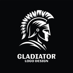 Gladiator Vector Logo Design 