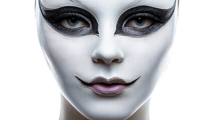 Face Mask for Skincare and Relaxation - Isolated on White Background