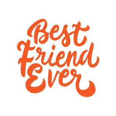 Friendship Day Typography Vector Illustration
