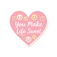 Harts Icon For Friendship Day Vector Illustration
