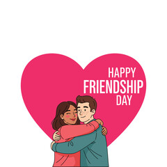 Harts Icon For Friendship Day Vector Illustration
