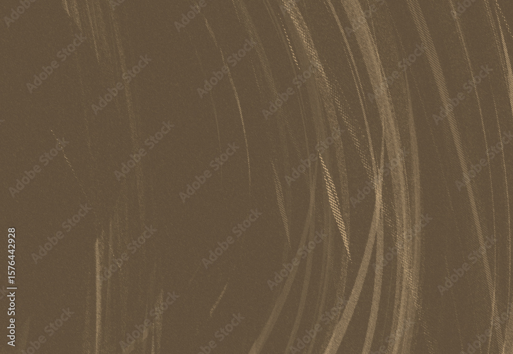 Poster abstract design featuring a light color backdrop with intersecting stylized linear patterns and text