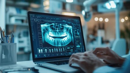 Tooth care upgrade: imaging aid, online portal, mouth mapping, treatment speed, procedure outline, digital platform, user booking, health analysis, dental structure, client session, innovation