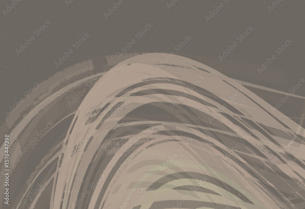  abstract design featuring a light color backdrop with intersecting stylized linear patterns and text