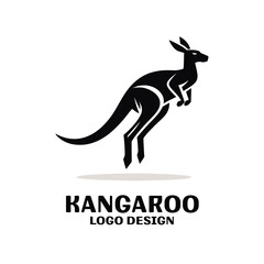 Kangaroo Vector Logo Design 