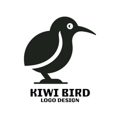 Kiwi Bird Vector Logo Design 