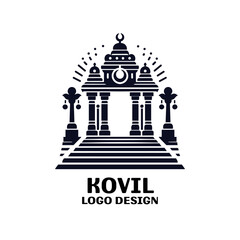 Kovil Vector Logo Design 