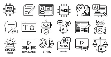 Fototapeta premium Fake news is a concept that is often associated with misinformation and propaganda. It is important to be aware of fake news and to fact-check information before sharing it with others
