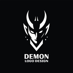 Demon Vector Logo Design 
