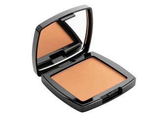 Beauty and fashion essentials: a glamourous set of makeup brushes, powder, and cosmetics for the perfect look