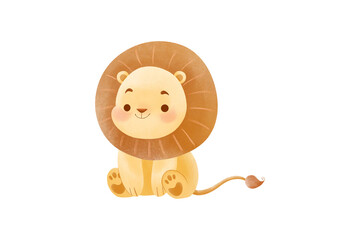 Cute Baby Lion for Nursery Decor and Kids Party Themes