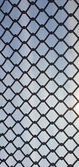 Fototapeta premium metal grid background