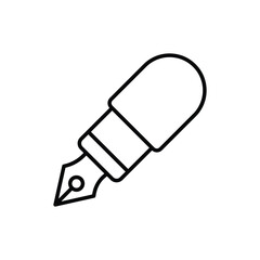 Calligraphy icon vector