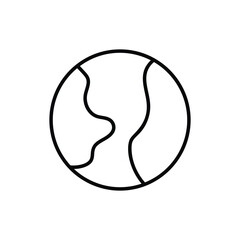 Earth icon vector