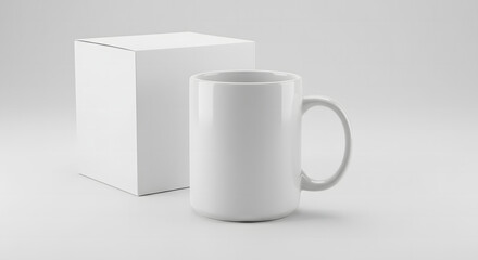 Tea Mug for Advertising: Product Mockup & Branding