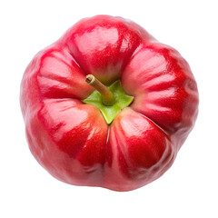red rose apple  isolated on white background. PNG Transparent file type with high definition quality And vibrant color grading Available.