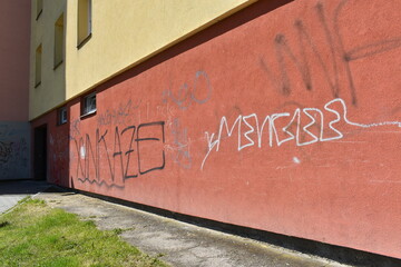 graffiti on the wall