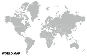 map of the world vector design
